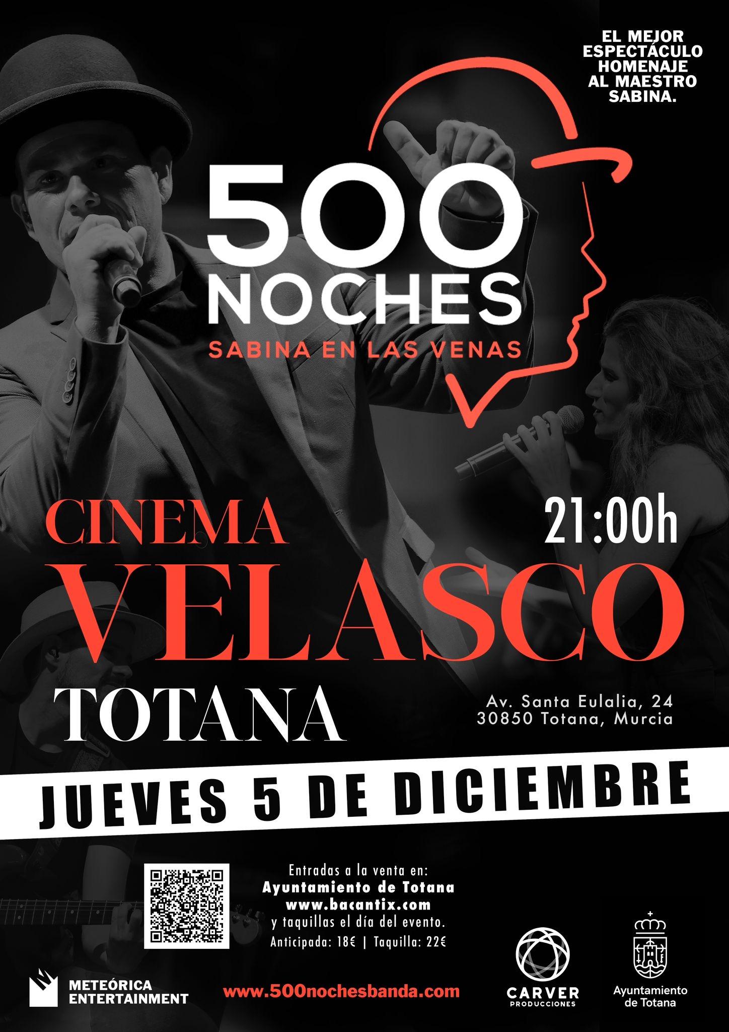 500 NOCHES, SABINA EN LAS VENAS