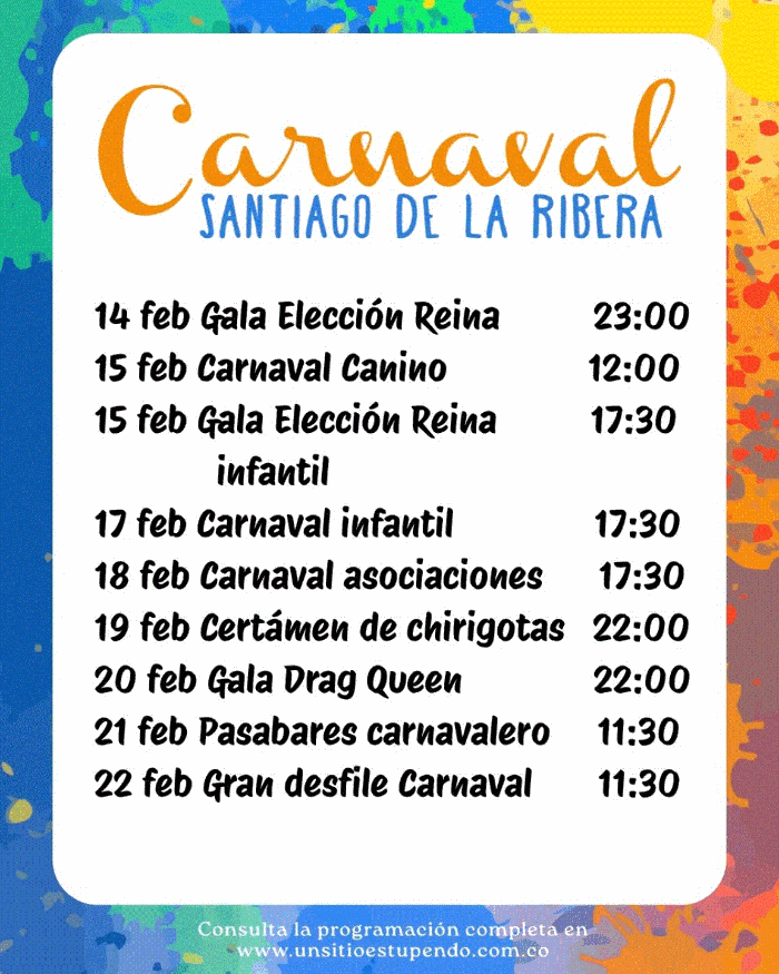 Carnaval Santiago de la Ribera 2026