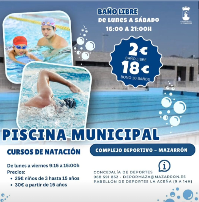 Apertura al pblico de la Piscina Municipal del Complejo Deportivo Media Legua