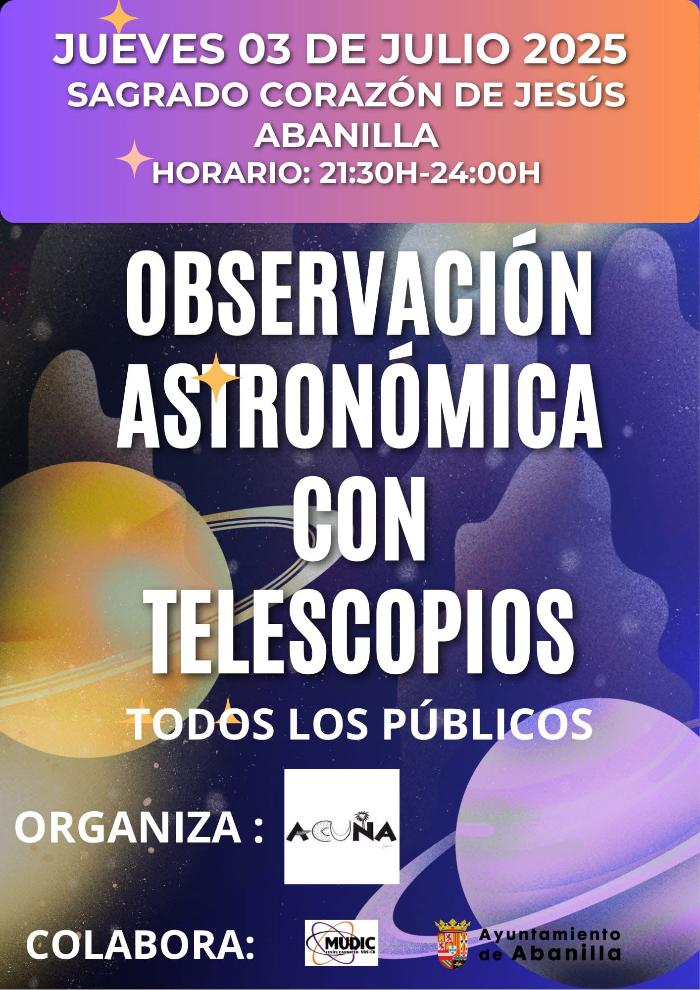 Observación astronómica con telescopios Observación astronómica con telescopios
