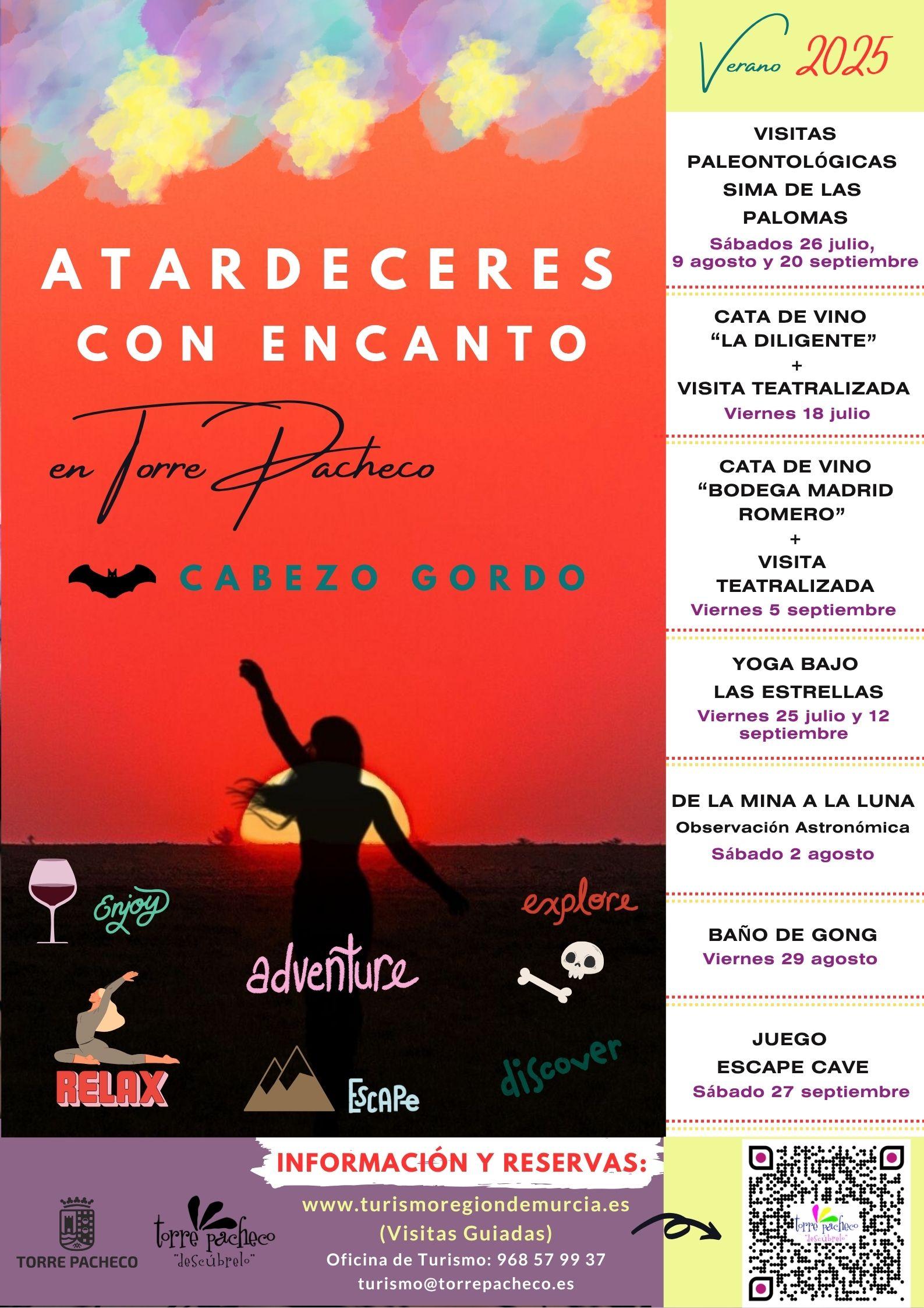 ATARDECERES CON ENCANTO: ESCAPE CAVE CABEZO GORDO + VISITA GUIADA  EL 27 SEPTIEMBRE 2025
