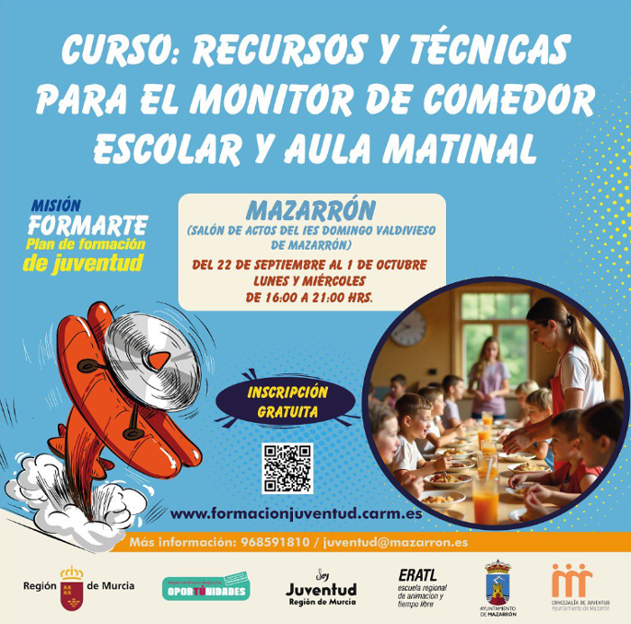 CURSO: RECURSOS Y TÉCNICAS PARA EL MONITOR DE COMEDOR ESCOLAR Y AULA MATINAL CURSO: RECURSOS Y TÉCNICAS PARA EL MONITOR DE COMEDOR ESCOLAR Y AULA MATINAL