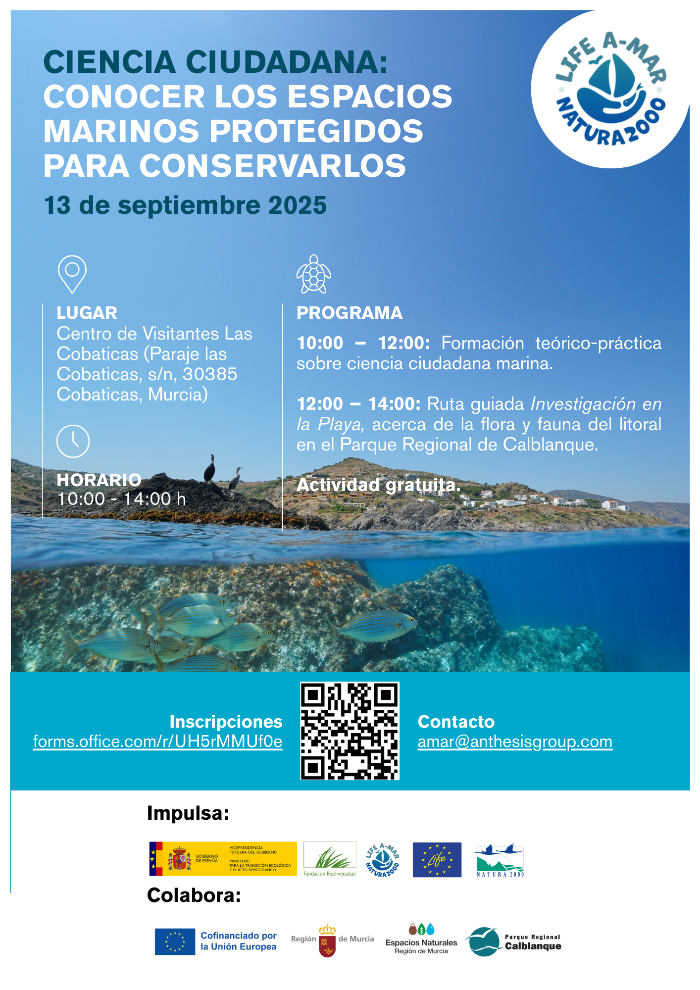 CALBLANQUE CONOCE LOS ESPACIOS MARINOS