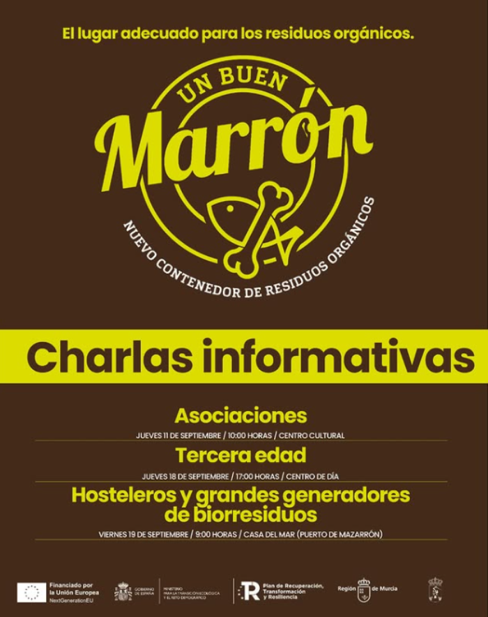 CHARLAS INFORMATIVAS SOBRE LA PRXIMA INSTALACIN DE CONTENEDORES MARRONES