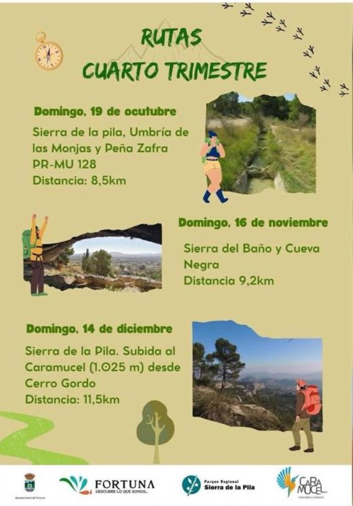 RUTAS SENDERISTAS CUARTO TRIMESTRE