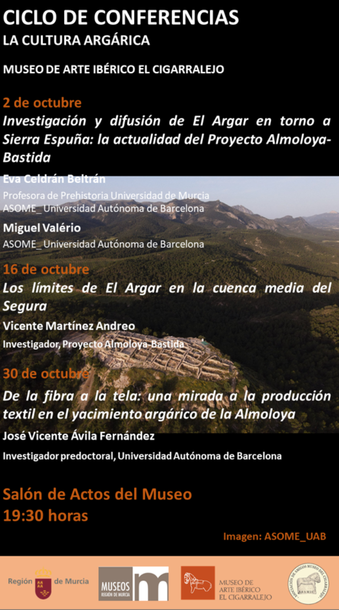 CICLO DE CONFERENCIAS SOBRE LA CULTURA ARGARICA