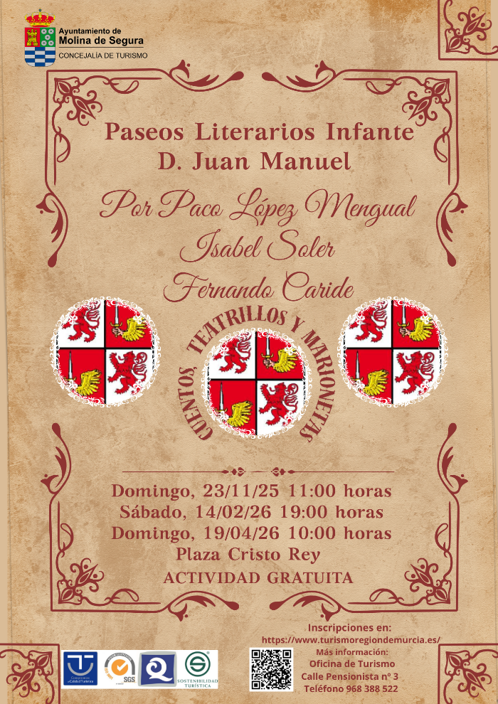 Paseo Literario con El Infante Don Juan Manuel. 