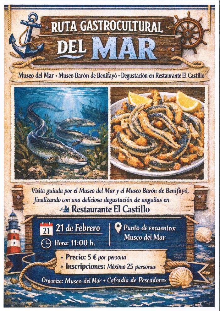 VISITA GUIADA MUSEO DEL MAR Y DEGUSTACI�N DE ANGUILA