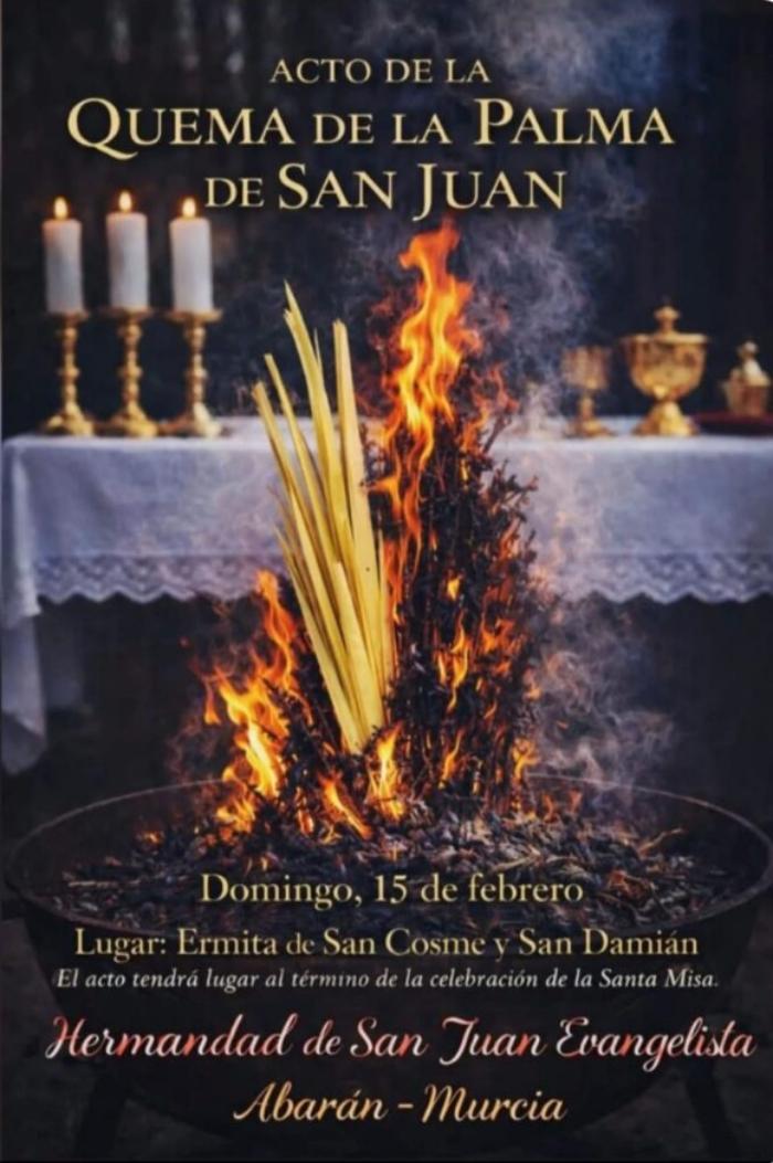 ACTO DE QUEMA DE LA PALMA DE SAN JUAN