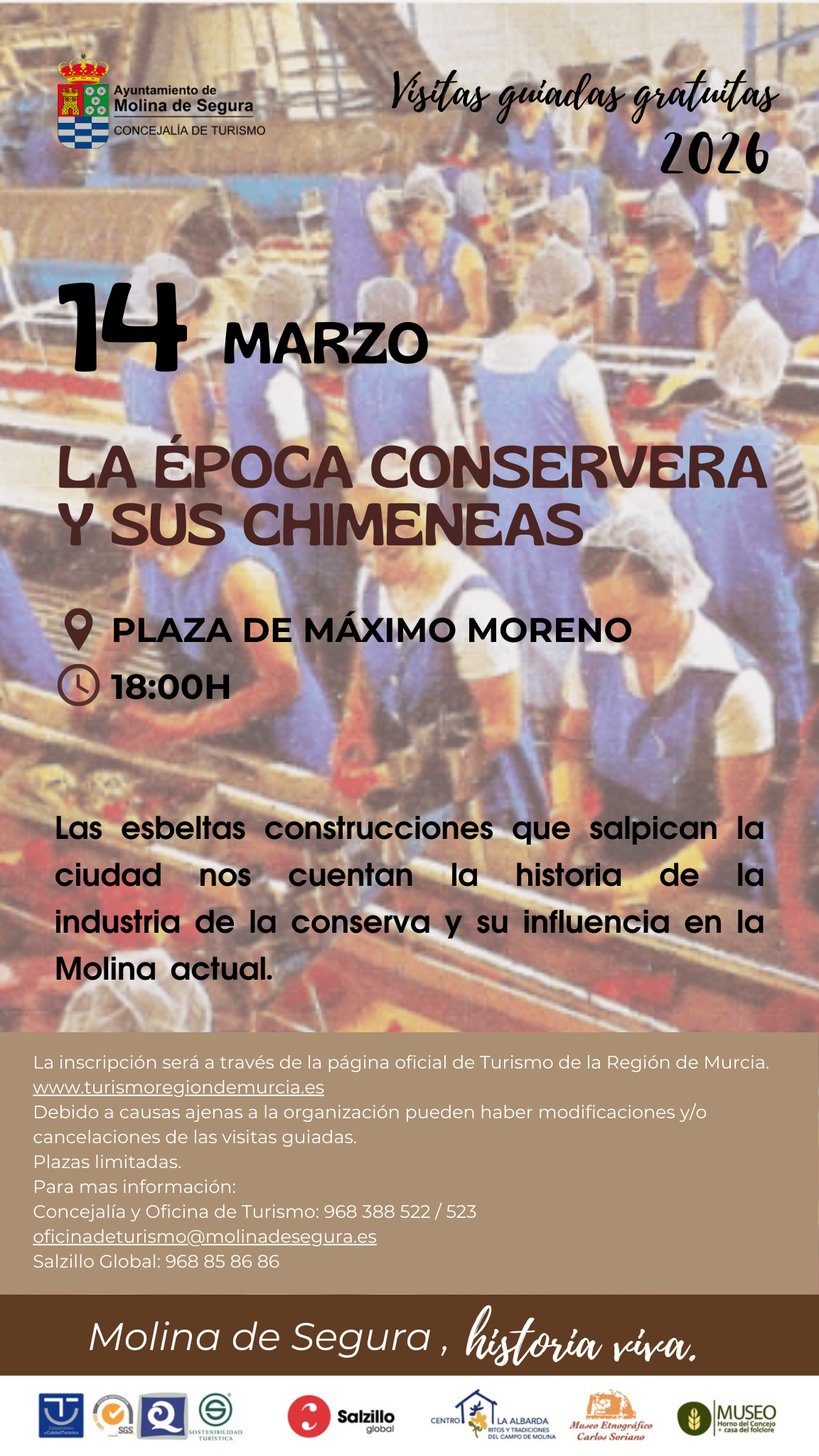 La epoca conservera y sus chimeneas