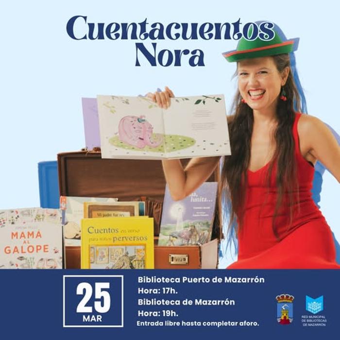 CuentaCuentos infantil en las bibliotecas de Mazarr�n 
