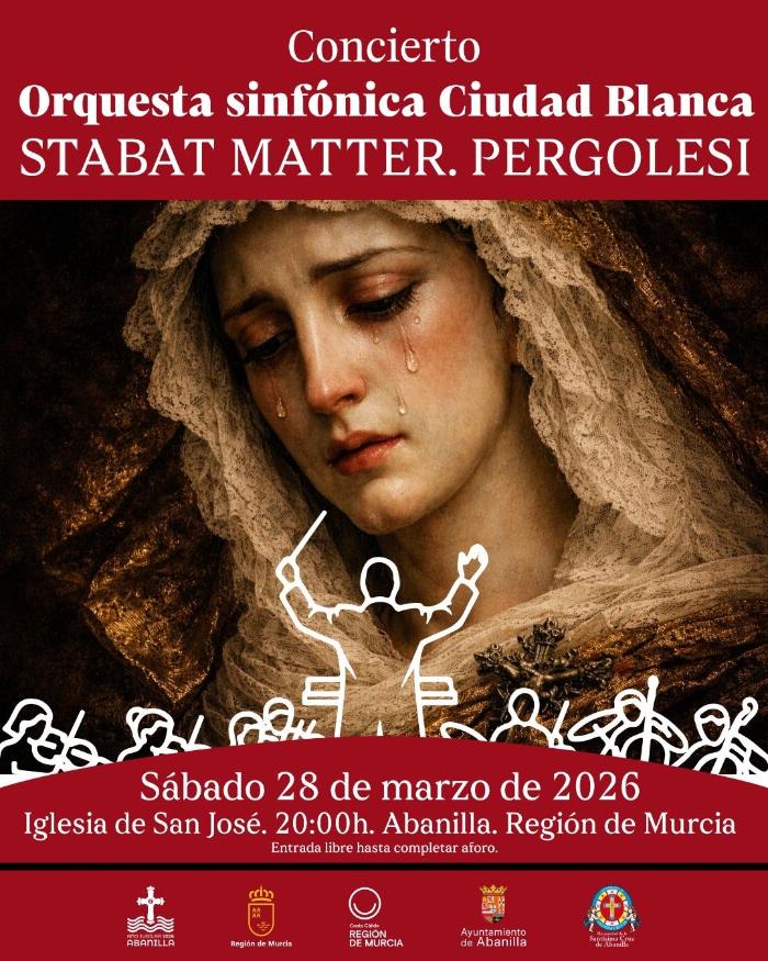 Concierto de la orquesta sif�nica ciudad Blanca: stabat matter. pergolisi