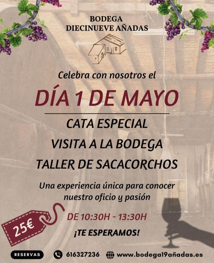 Cata especial, visita a la bodega, taller de sacacorchos