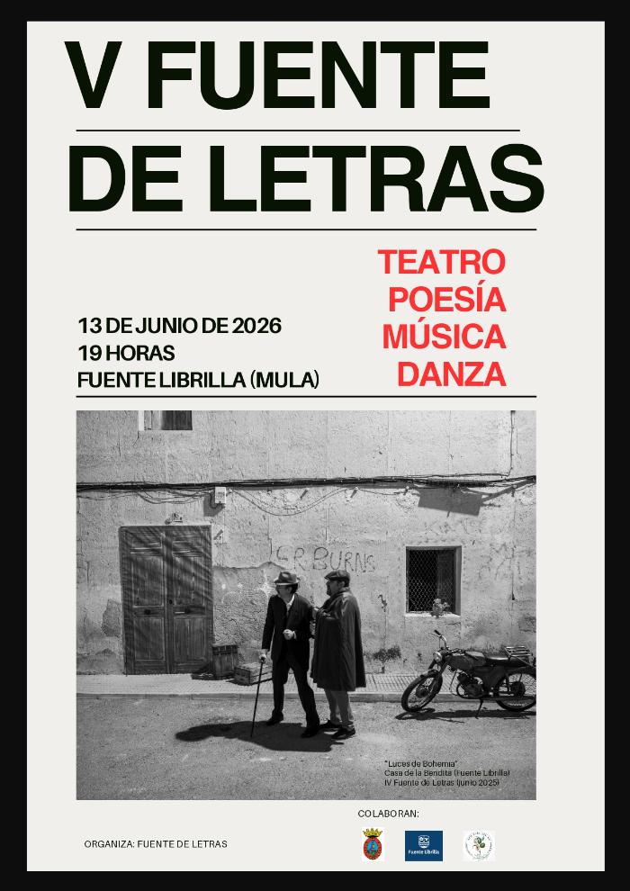 V fuente de letras