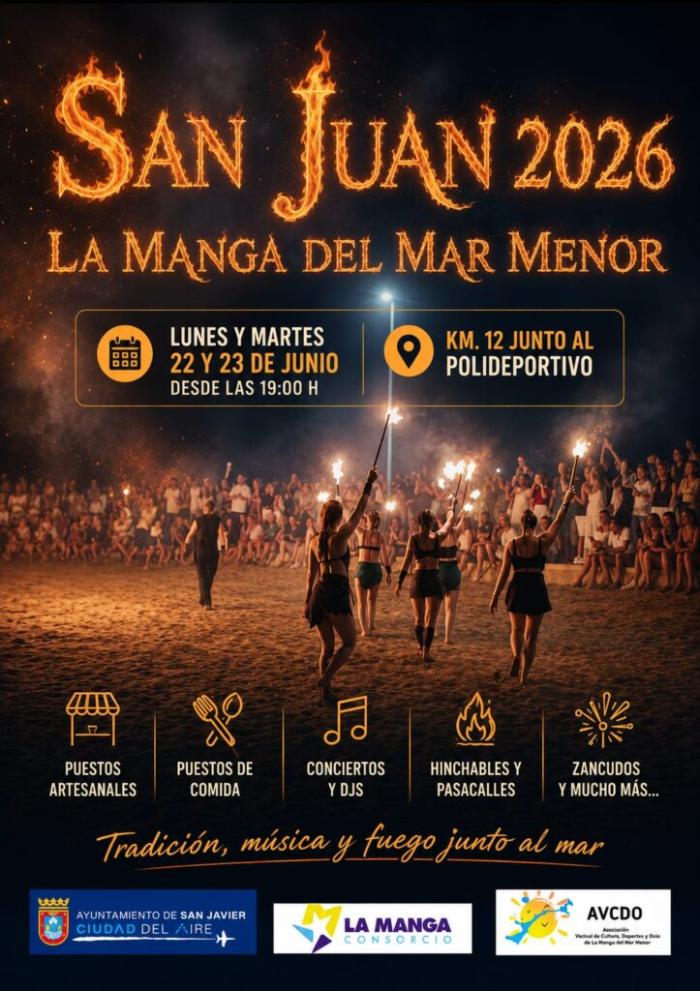 San juan 2026 La Manga del Mar Menor