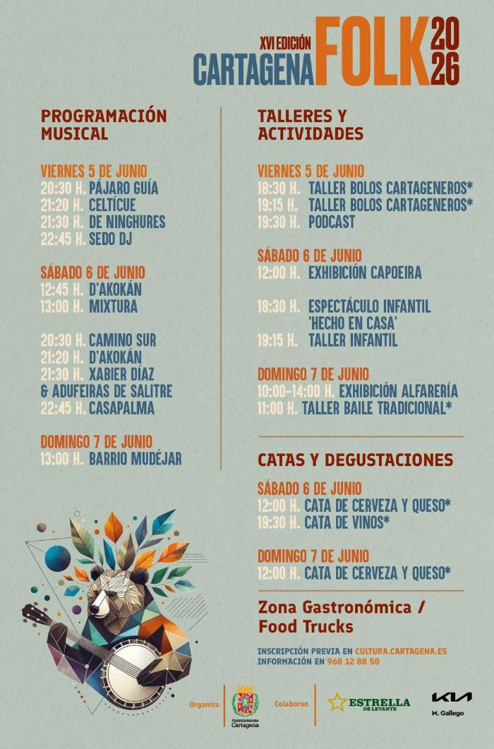 Festival Cartagena folk 2026