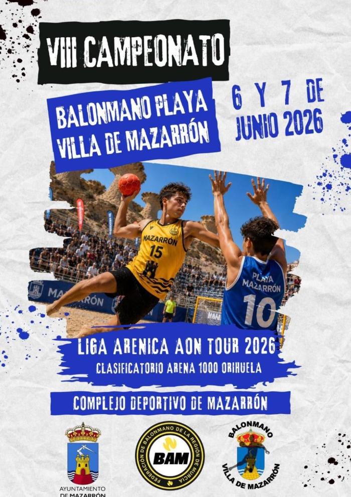  vIIi campeonato de balonmano playa villa de Mazarr�n 2026 