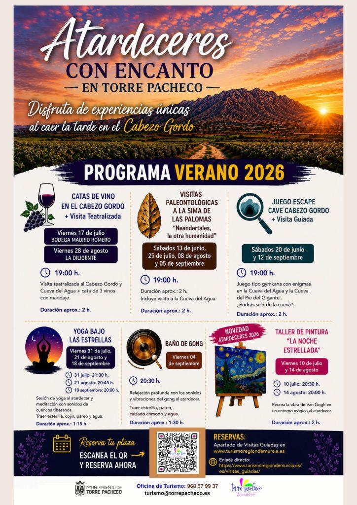 Atardeceres con encanto: cata de vino bodega Madrid Romero en el cabezo gordo + visita teatralizada