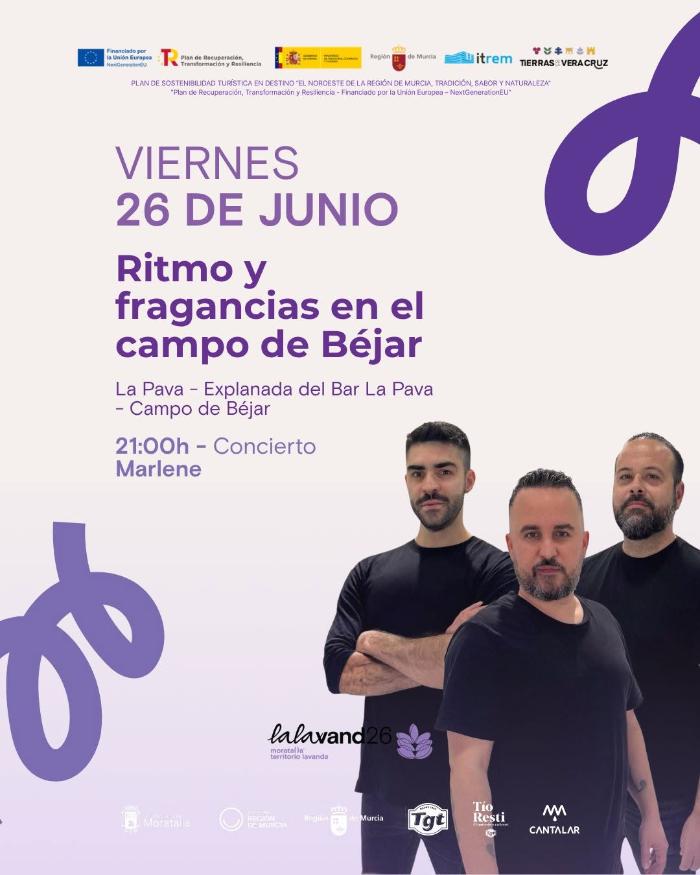 Ritmo y fragancias en el campo de bejar con el concierto de marlene