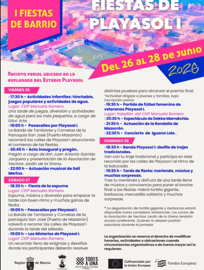 I Fiestas de barrio playasol i 