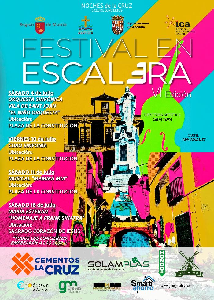 Vi Festival en escalera