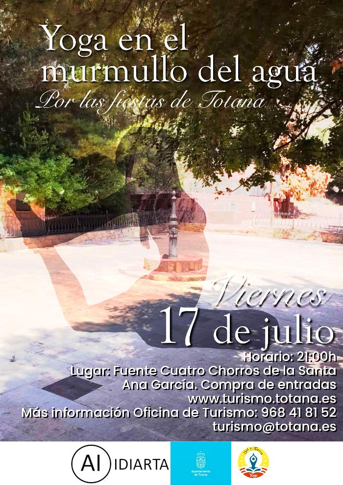 YOGA EN EL MURMULLO DEL  AGUA