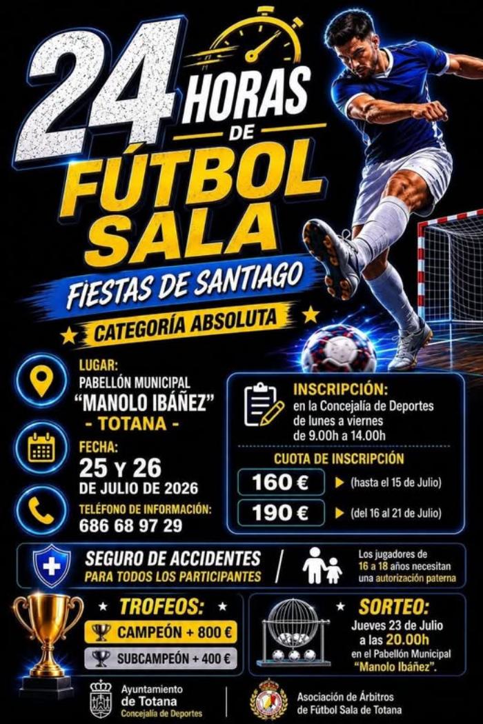 24 HORAS DE FUTBOL SALA- FIESTAS DE SANTIAGO