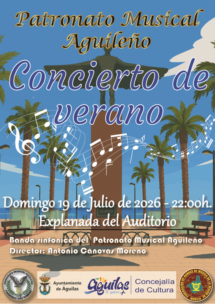 I concierto de verano del patronato musical aguile�o