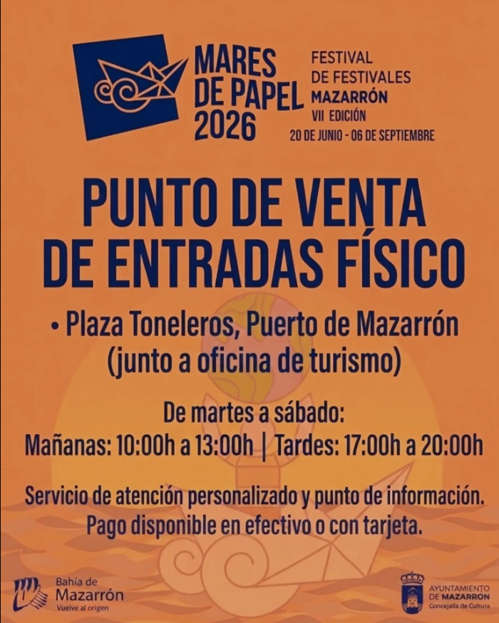  entradas presenciales para mares de papel 2026