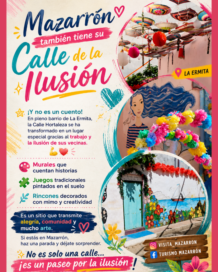 Calle de la ilusi�n, en Mazarr�n