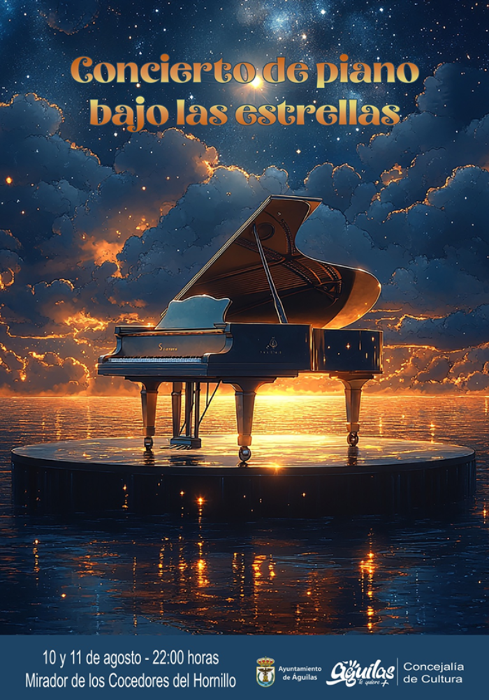 Concierto de piano bajo las estrellas