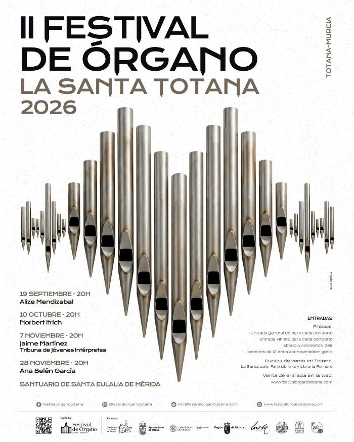 II Festival �rgano en el santuario de la Santa de Totana