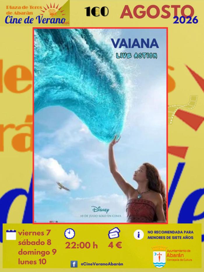 Cine de verano Abar�n - vaiana live action
