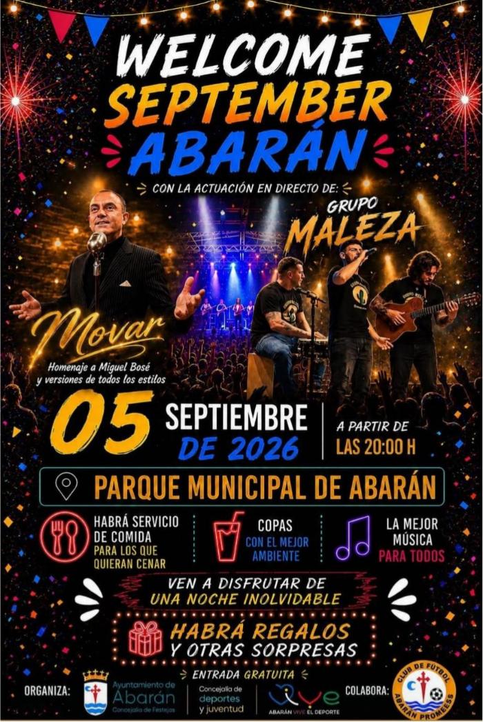 WELCOME SEPTEMBER ABAR�N