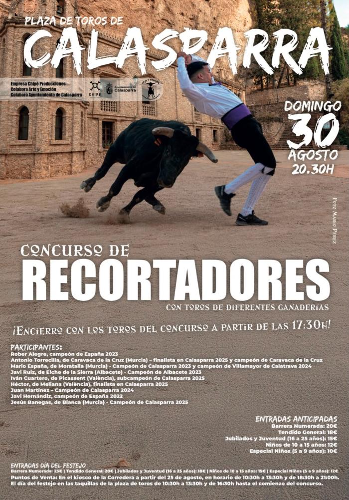 Concurso de recortadores villa de Calasparra 