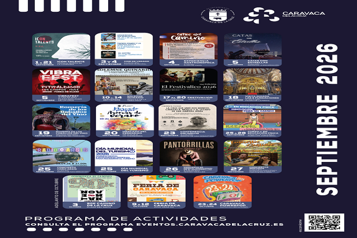 AGENDA EVENTOS SEPTIEMBRE 2026