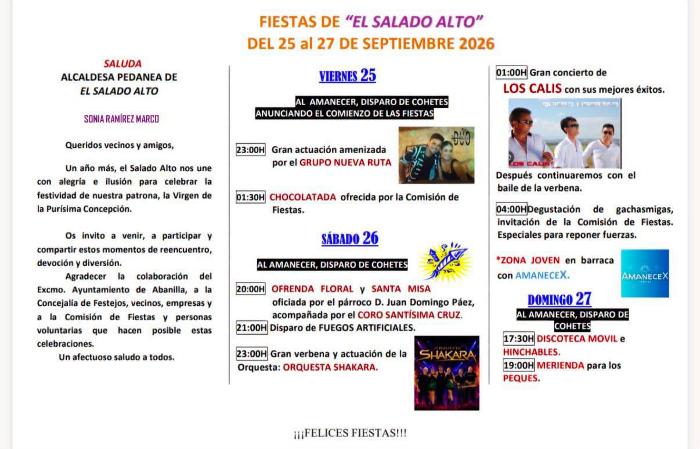 Fiestas en el Salado Alto