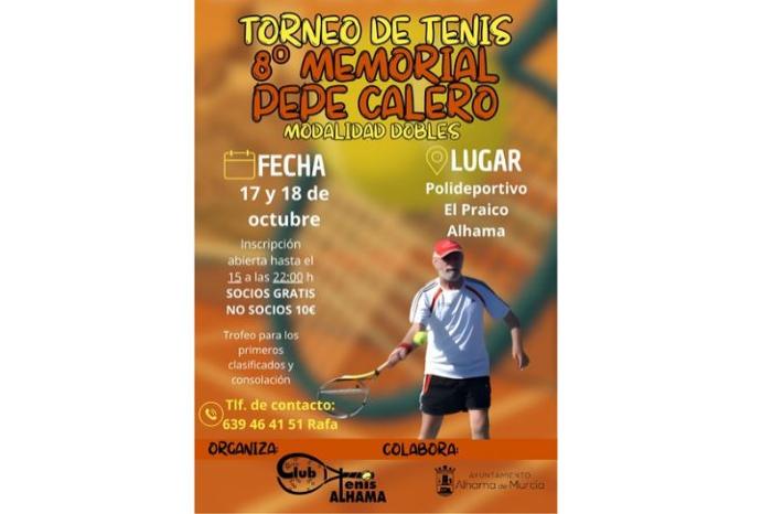 TORNEO DE TENIS FERIA 2026, VIII MEMORIAL PEPE CALERO
