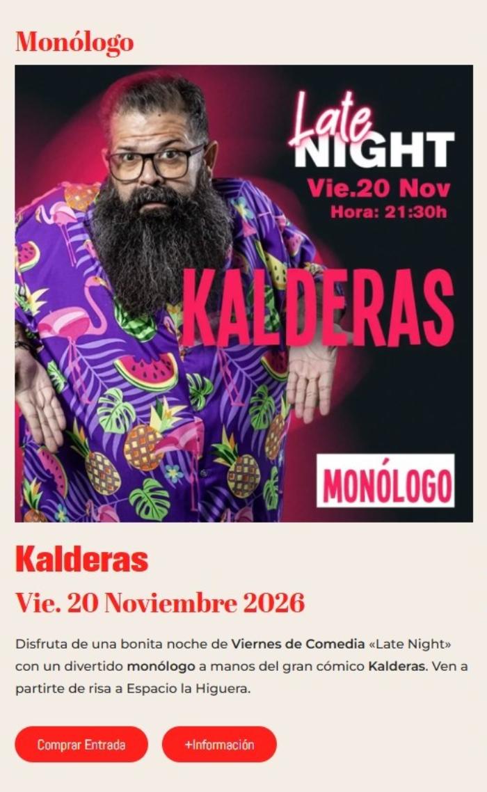 Late night kalderas mon�logo