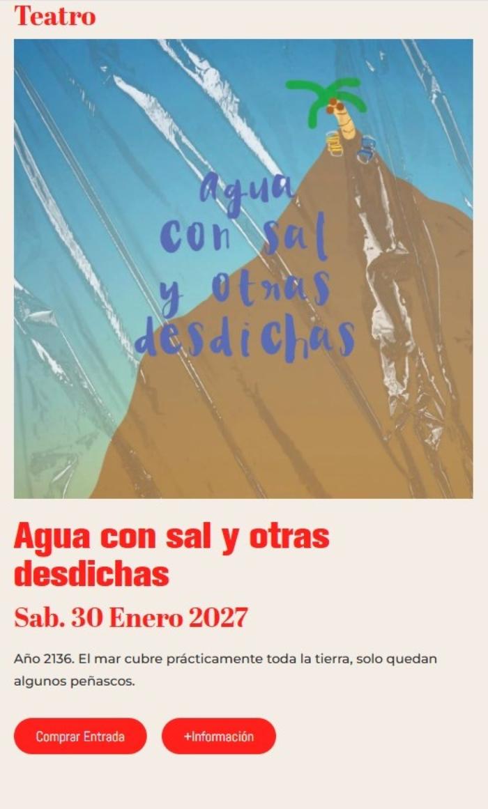 Agua con sal y otras desdichas