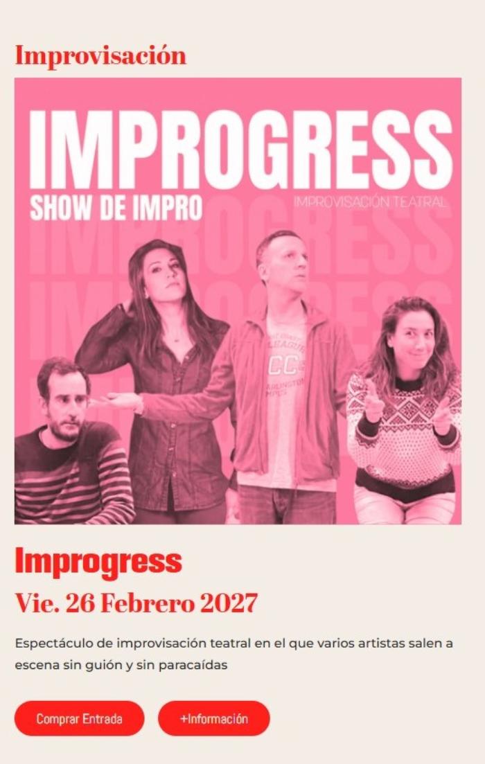 Improgress show de impro