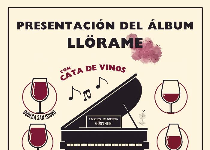 PRESENTACIN DEL ALBUM LLRAME CON CATA DE VINOS