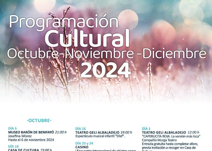 PROGRAMACIN CULTURAL OCT-DIC 2024