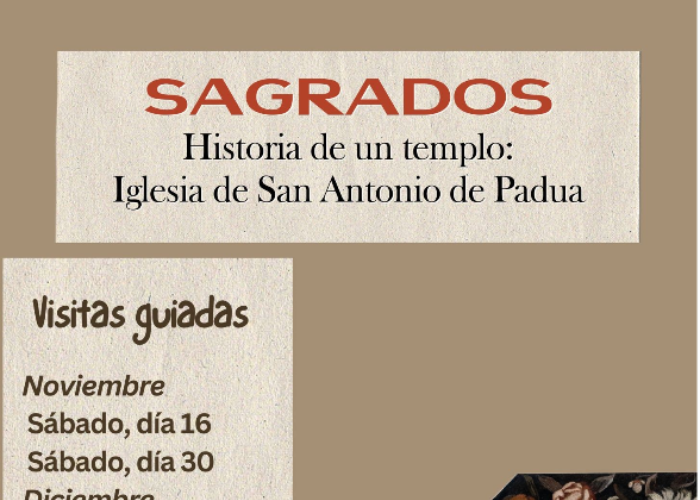 SAGRADOS, VISITAS GUIADAS A LA EXPOSICIN