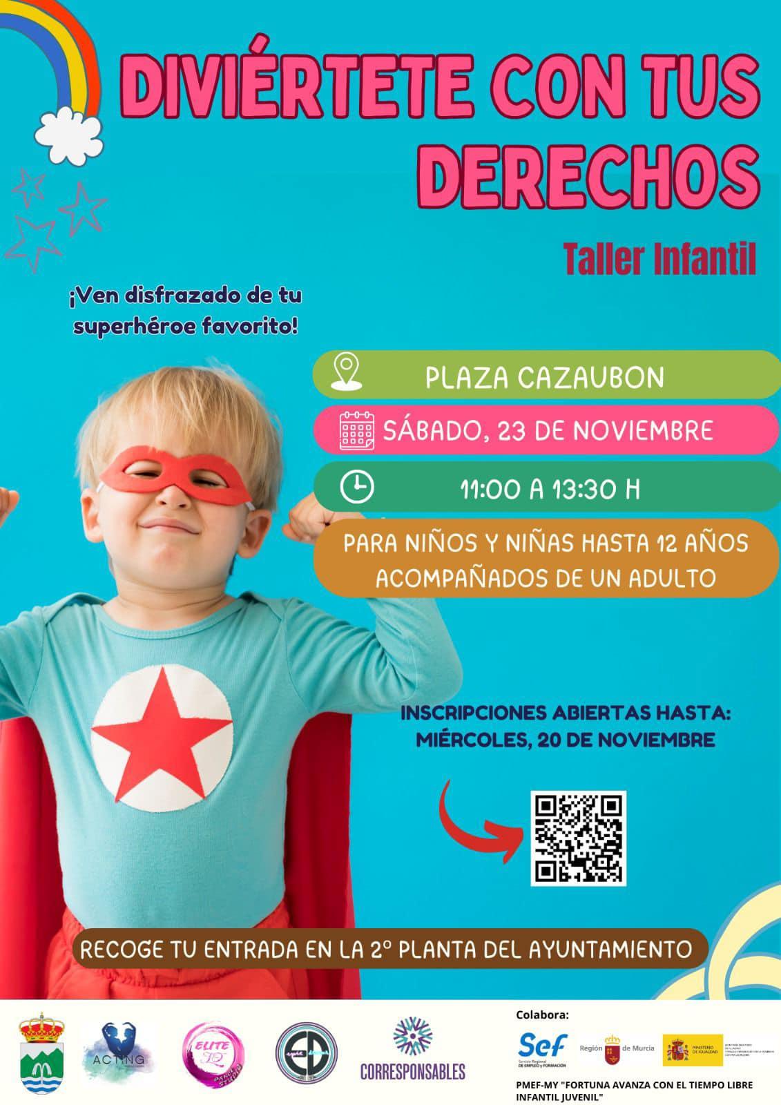 TALLER INFANTIL  DIVIRTETE CON TUS DERECHOS