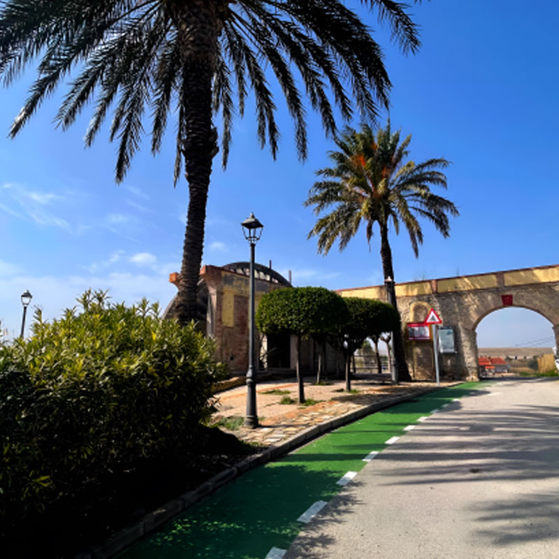 Itinerario peatonal y ciclista de Lorqu� a Los Palacios (Lorqu�)