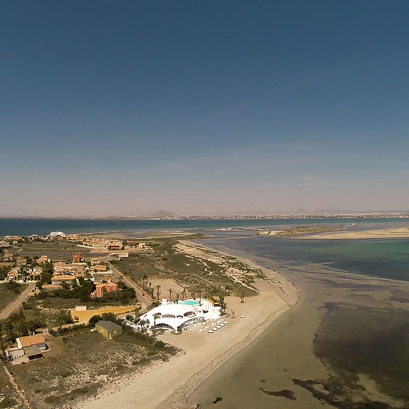 Wilde strande in  San Javier