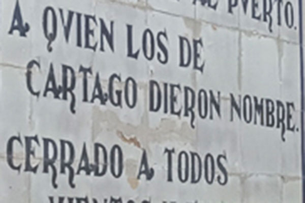 Ruta literaria 2 en Cartagena