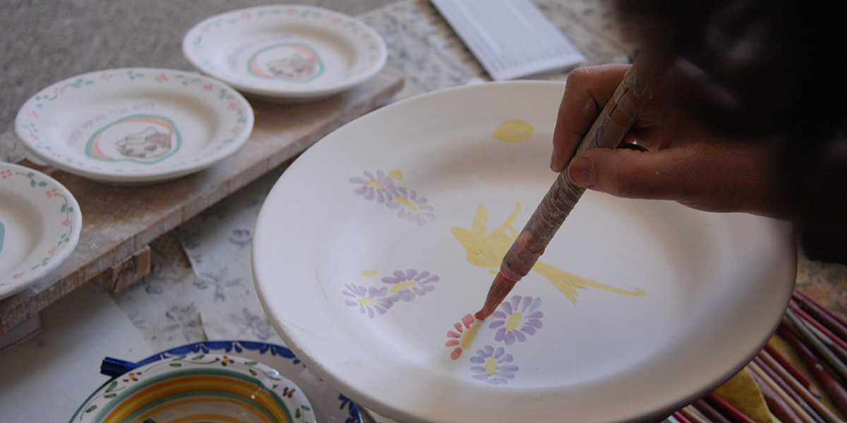 Was kann man hier einkaufen oder essen?