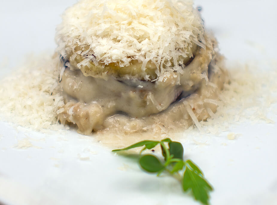 <i>BERENJENAS A LA CREMA</i>